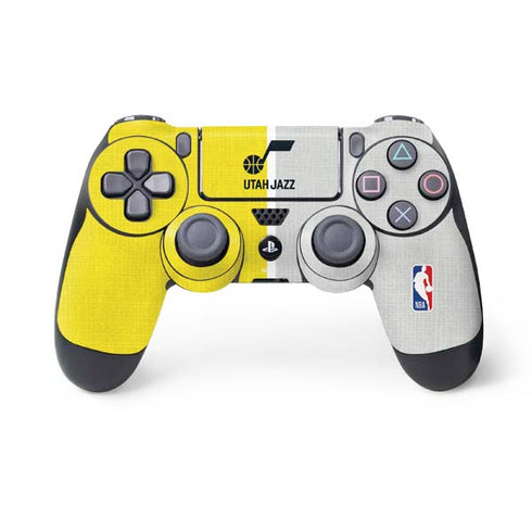 NBA Utah Jazz Split Canvas PS4 Controller Skin