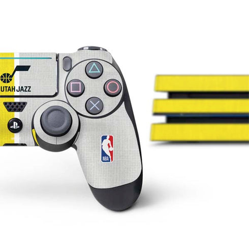 NBA Utah Jazz Split Canvas PS4 Pro Bundle Skin