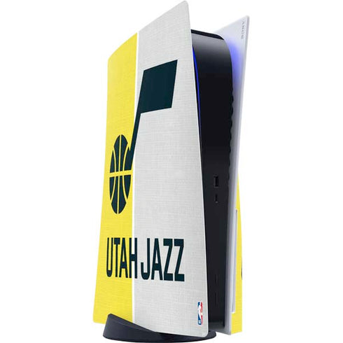 NBA Utah Jazz Split Canvas PS5 Console Skin