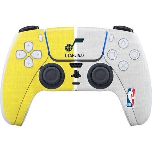 NBA Utah Jazz Split Canvas PlayStation PS5 Skins