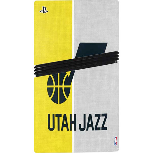 NBA Utah Jazz Split Canvas PS5 Pro Bundle Skin