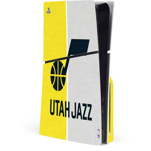 NBA Utah Jazz Split Canvas PlayStation PS5 Skins