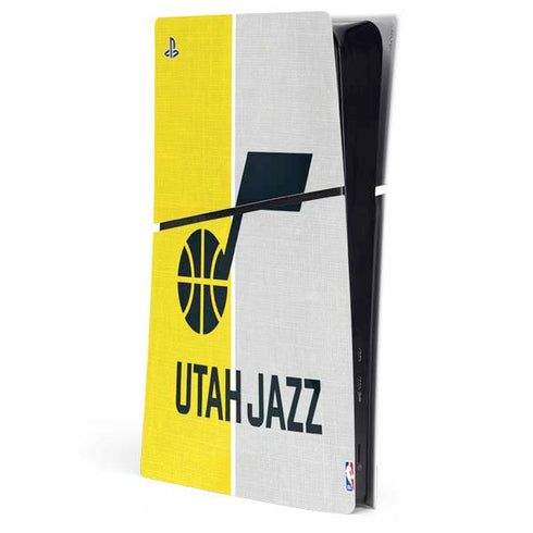 NBA Utah Jazz Split Canvas PlayStation PS5 Skins