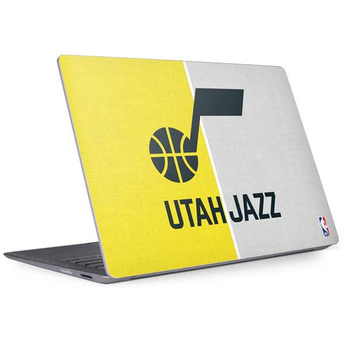 NBA Utah Jazz Split Canvas Surface Laptop 2 Skin
