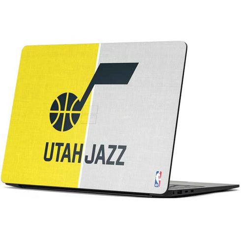 NBA Utah Jazz Split Canvas Surface Laptop 7 13.8in Skin