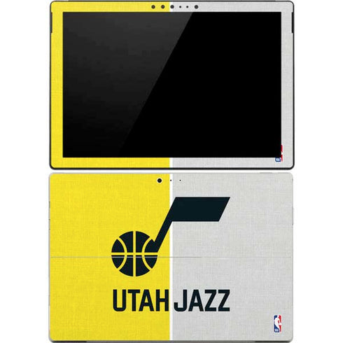 NBA Utah Jazz Split Canvas Surface Pro 4 Skin