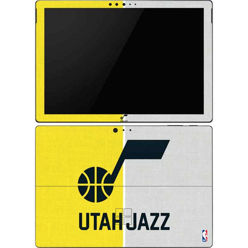 NBA Utah Jazz Split Canvas Surface Pro 6 Skin