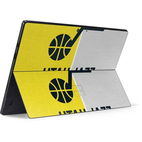 NBA Utah Jazz Split Canvas Surface Pro 7 Skin