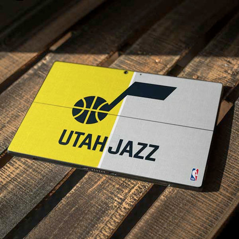 NBA Utah Jazz Split Canvas Surface Pro 7 Skin