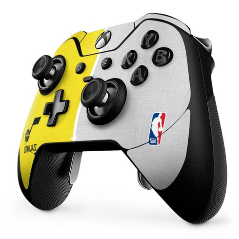 NBA Utah Jazz Split Canvas Xbox One Elite Controller Skin