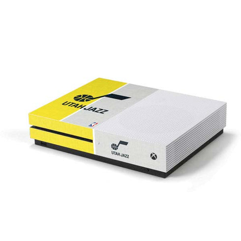 NBA Utah Jazz Split Canvas Xbox One S Console Skin