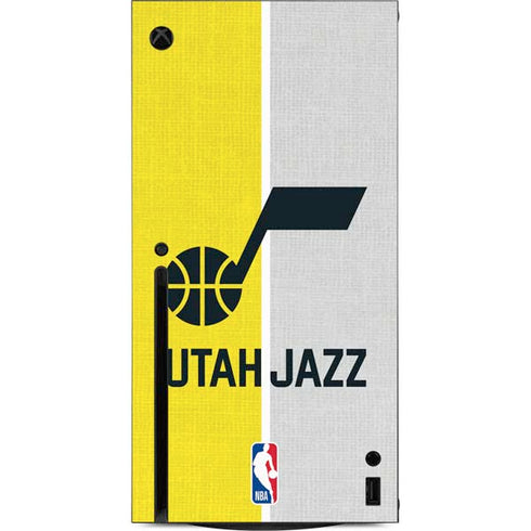 NBA Utah Jazz Split Canvas Xbox Series X Console Skin