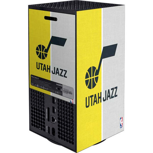 NBA Utah Jazz Split Canvas XBox Series X Digital Edition Bundle Skin