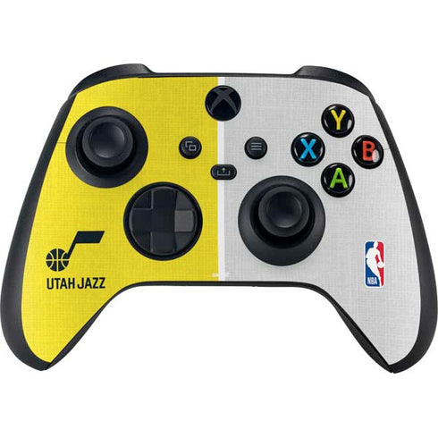 NBA Utah Jazz Split Canvas XBox Series X Digital Edition Bundle Skin