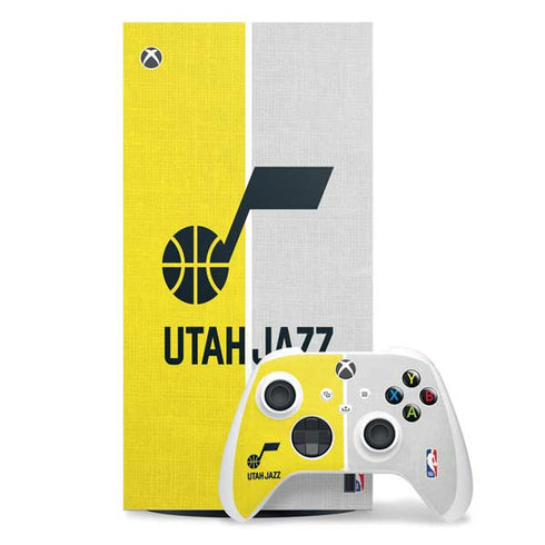 NBA Utah Jazz Split Canvas Xbox Series X Skins