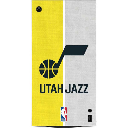 NBA Utah Jazz Split Canvas XBox Series X Digital Edition Console Skin