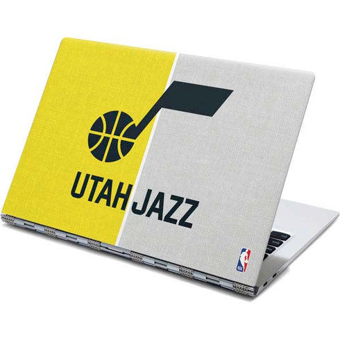 NBA Utah Jazz Split Canvas Yoga 910 2-in-1 14in Touch-Screen Skin