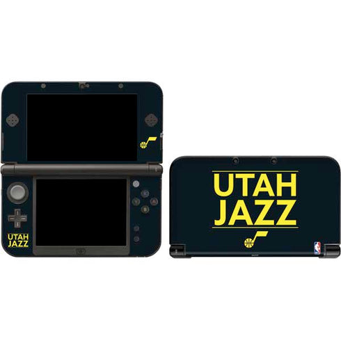 NBA Utah Jazz Standard - Black 3DS XL 2015 Skin