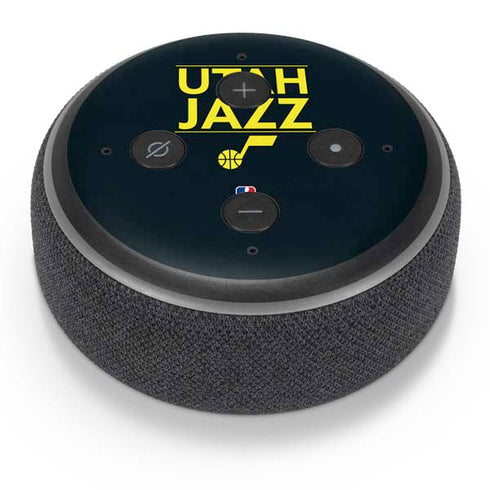 NBA Utah Jazz Standard - Black Amazon Echo Dot Skin