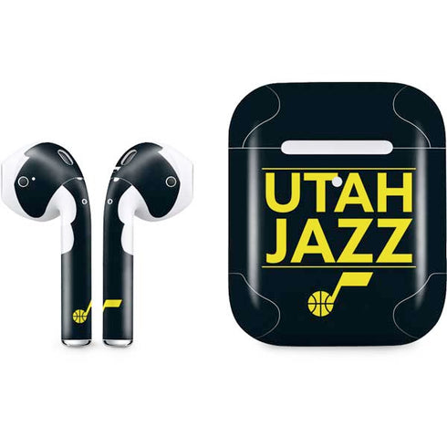 NBA Utah Jazz Standard - Black Apple AirPods 2 Skin