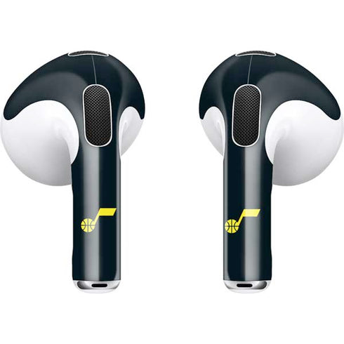 NBA Utah Jazz Standard - Black Apple AirPods (3rd Gen 2021) Skin