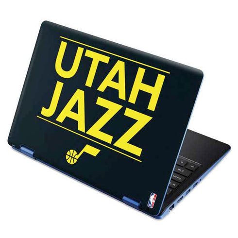 NBA Utah Jazz Standard - Black Aspire R11 11.6in Skin