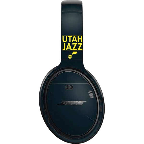 NBA Utah Jazz Standard - Black Bose QuietComfort 35 Headphones Skin