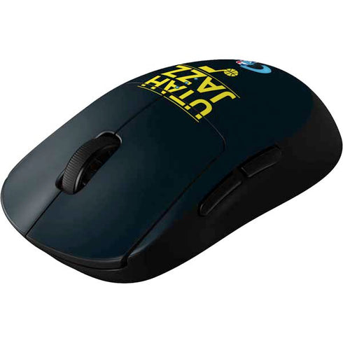 NBA Utah Jazz Standard - Black G Pro Wireless Gaming Mouse Skin