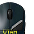 NBA Utah Jazz Standard - Black G Pro Wireless Gaming Mouse Skin