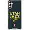 NBA Utah Jazz Standard - Black Gabb Phone 4 Clear Case
