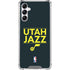 NBA Utah Jazz Standard - Black Gabb Phone 4 Clear Case