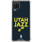NBA Utah Jazz Standard - Black Galaxy A12 Clear Case