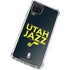 NBA Utah Jazz Standard - Black Galaxy A12 Clear Case
