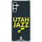 NBA Utah Jazz Standard - Black Galaxy A13 5G Clear Case