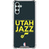 NBA Utah Jazz Standard - Black Galaxy A13 5G Clear Case