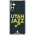 NBA Utah Jazz Standard - Black Galaxy A14 5G Clear Case