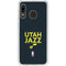 NBA Utah Jazz Standard - Black Galaxy A20 Clear Case