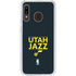 NBA Utah Jazz Standard - Black Galaxy A20 Clear Case