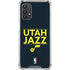 NBA Utah Jazz Standard - Black Galaxy A32 5G Clear Case