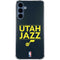 NBA Utah Jazz Standard - Black Galaxy A35 5G Clear Case