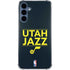 NBA Utah Jazz Standard - Black Galaxy A35 5G Clear Case