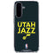 NBA Utah Jazz Standard - Black Galaxy A36 5G Clear Case