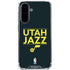 NBA Utah Jazz Standard - Black Galaxy A36 5G Clear Case