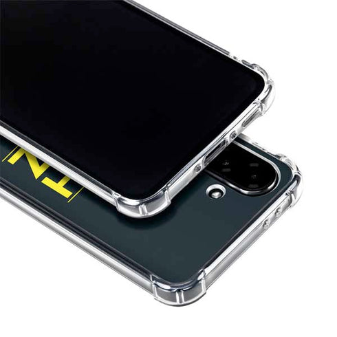 NBA Utah Jazz Standard - Black Galaxy A36 5G Clear Case