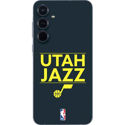 NBA Utah Jazz Standard - Black Galaxy A36 5G Skin