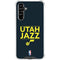 NBA Utah Jazz Standard - Black Galaxy A54 5G Clear Case