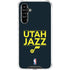 NBA Utah Jazz Standard - Black Galaxy A54 5G Clear Case