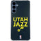NBA Utah Jazz Standard - Black Galaxy A55 5G Clear Case