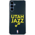 NBA Utah Jazz Standard - Black Galaxy A55 5G Clear Case