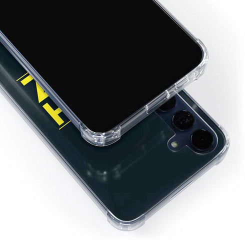 NBA Utah Jazz Standard - Black Galaxy A55 5G Clear Case
